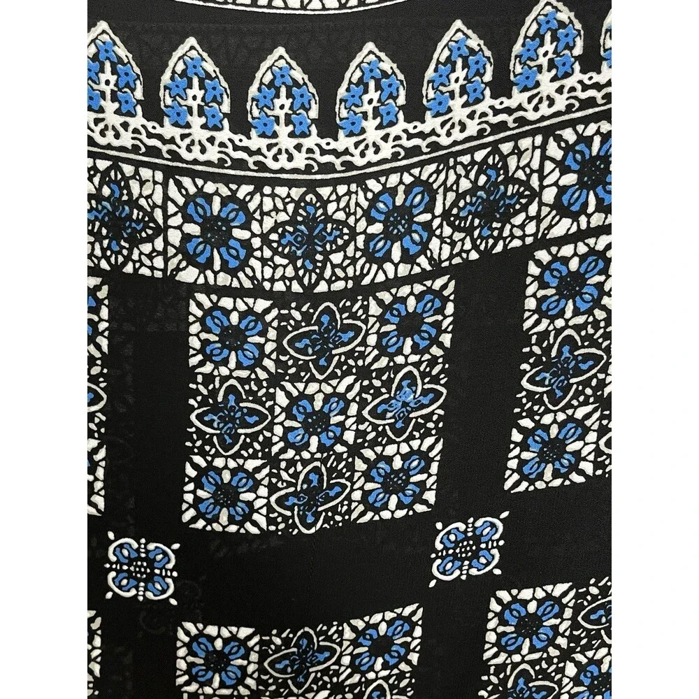 NWOT BCBGMAXAZRIA Sz M Inessa Kaftan Tonic Dress Paisley KIMONO Boho Beach Party